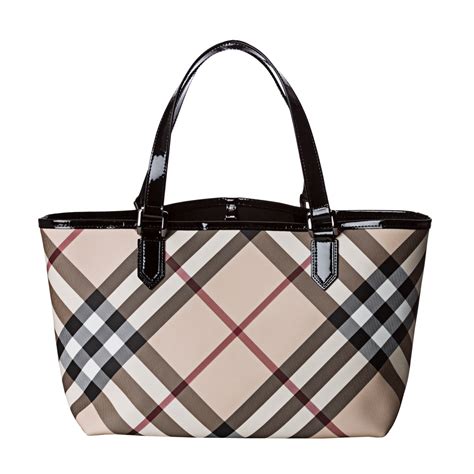 burberry white bags|burberry check tote bag.